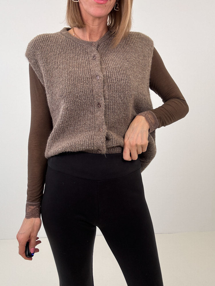 "Soft Flow" weiche Legging aus Viscose - schwarz