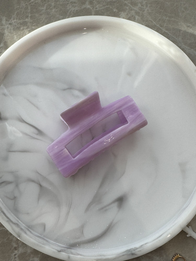 "Pure Chompy Box" stylische Haarklammer - flieder