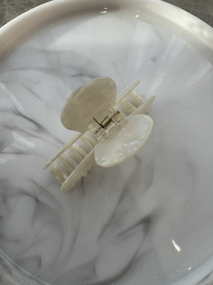 "Pure Clip" stylische Haarklammer - perlmutt