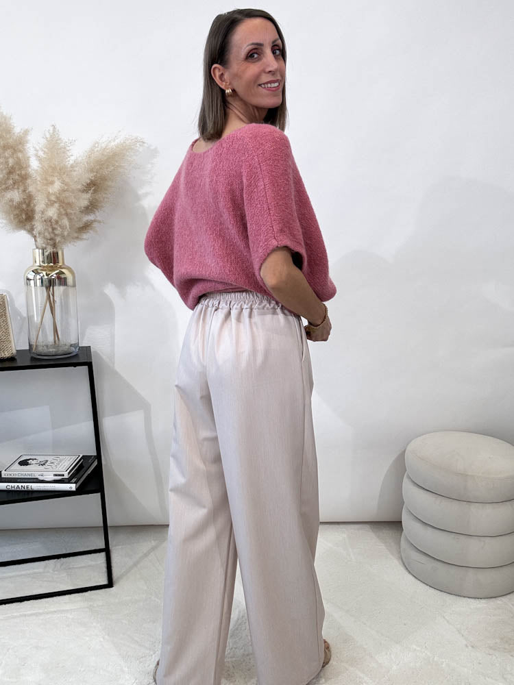 "Florida Vest" kuscheliger Cardigan - beere