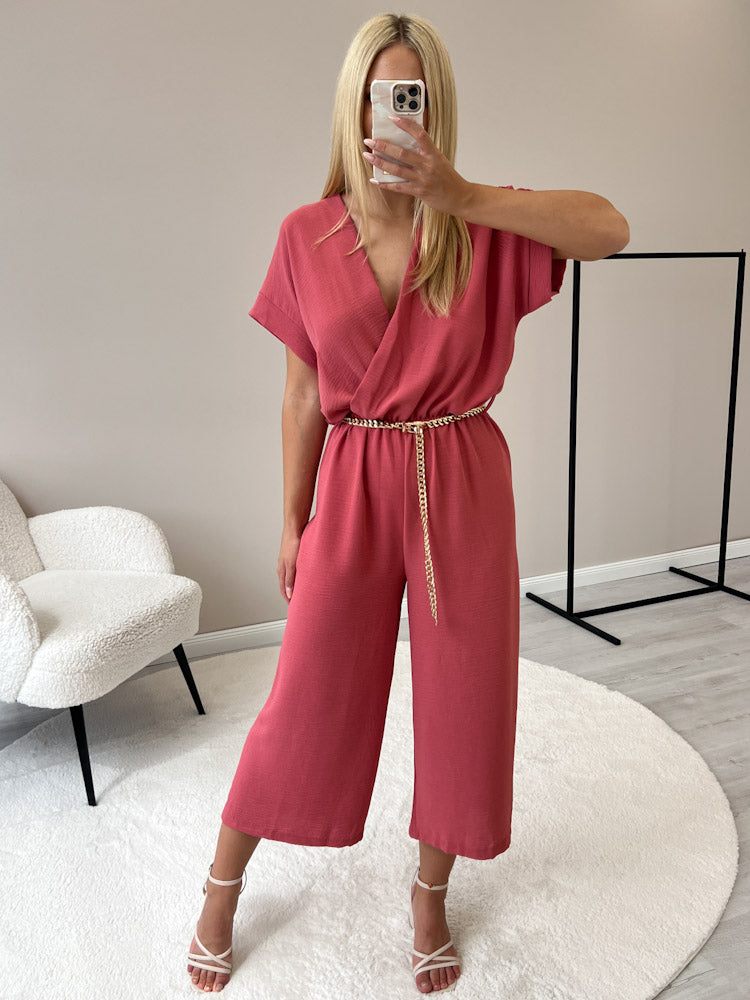 "Sunshine" Jumpsuit - indian rose