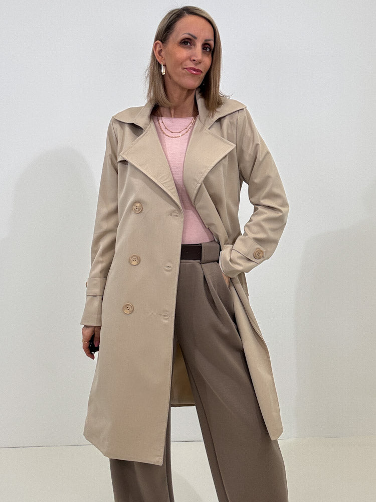 "London" Trenchcoat - beige