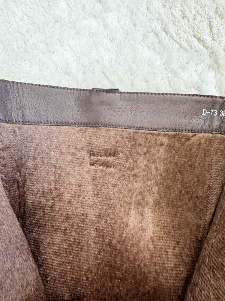 "Trendy High" Hoher Stiefel - braun