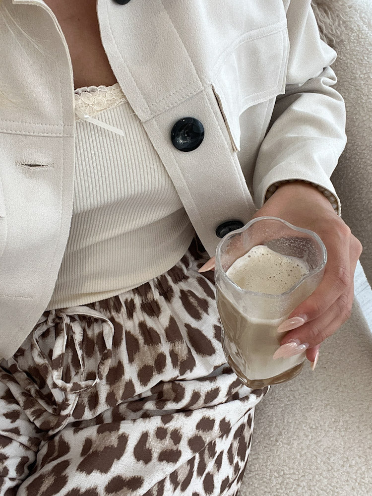 "Milano Leo" weiche Hose aus Viscose - beige