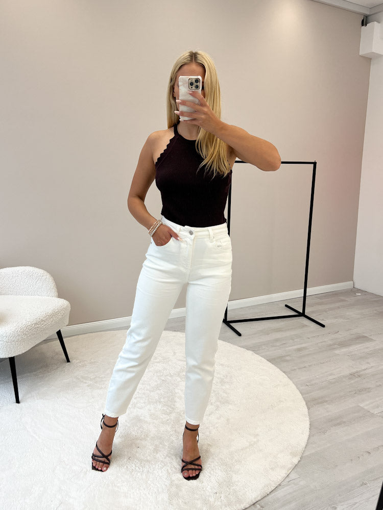 "Nice" schönes Top aus Viscose - chocobraun