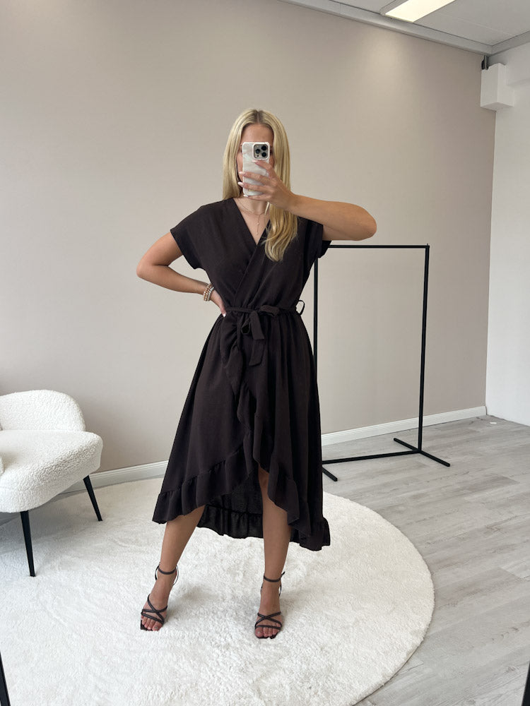 "Sunshine Wild Dress" schickes Kleid - choco braun