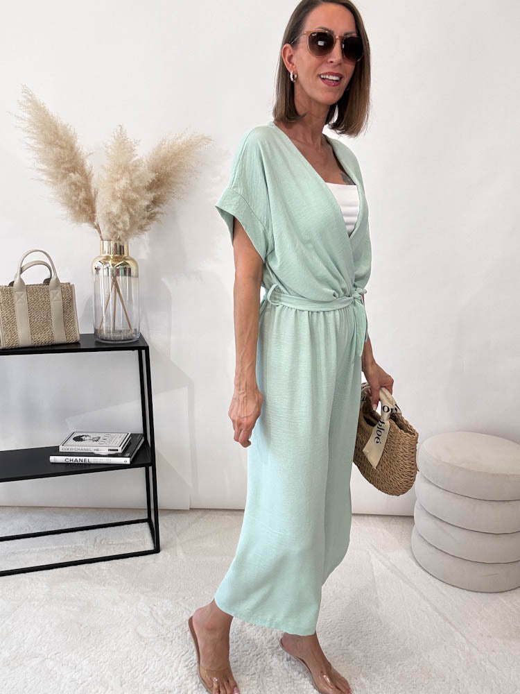 "Sunshine" Jumpsuit - mint