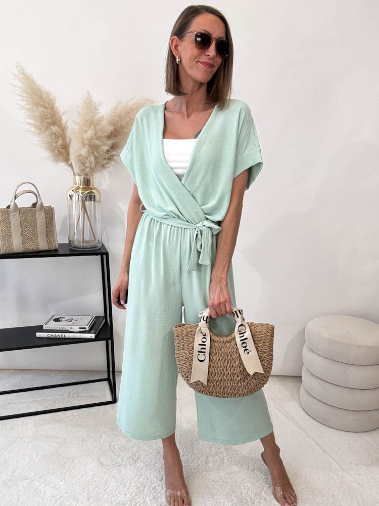 "Sunshine" Jumpsuit - mint