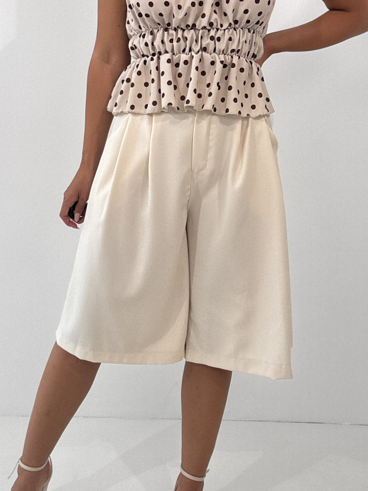 "Lagoon Line" tolle Bermuda Short - hellbeige