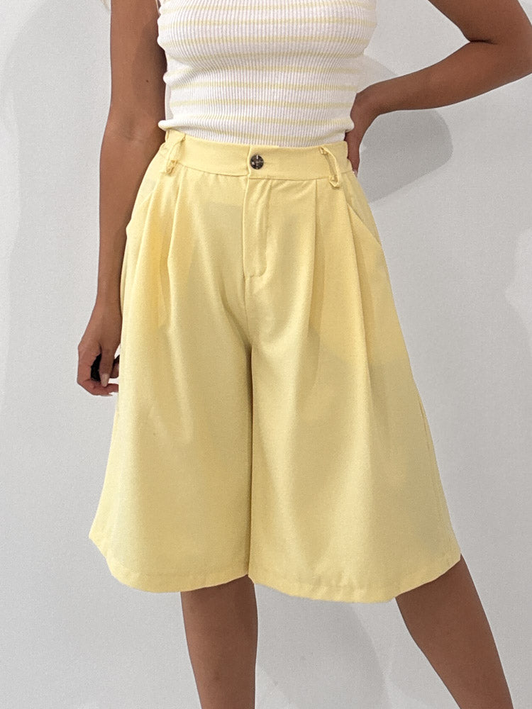 "Lagoon Line" tolle Bermuda Short - hellgelb
