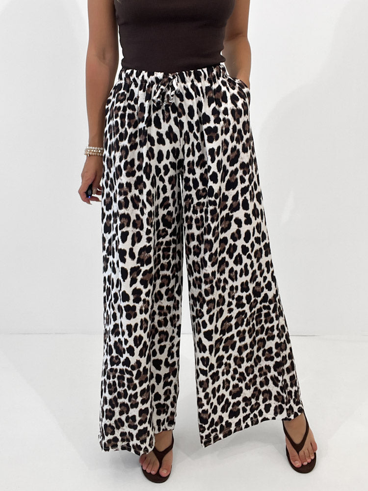 "Milano Leo" weiche Hose aus Viscose - weiß