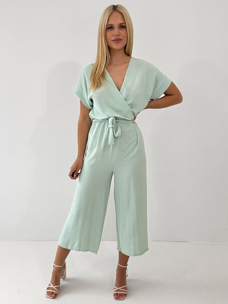 "Sunshine" stylischer Jumpsuit - mint