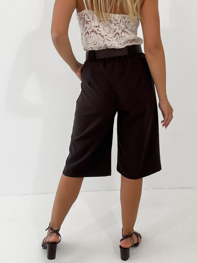 "Coastline" tolle Bermuda Short aus Viscose - schwarz