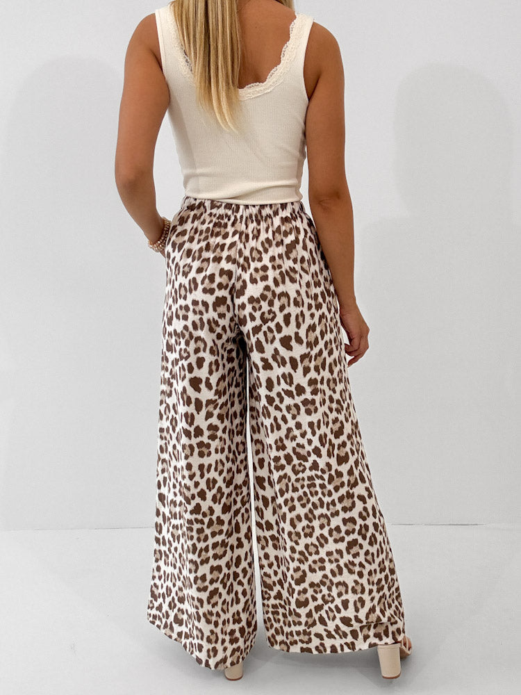"Milano Leo" weiche Hose aus Viscose - beige