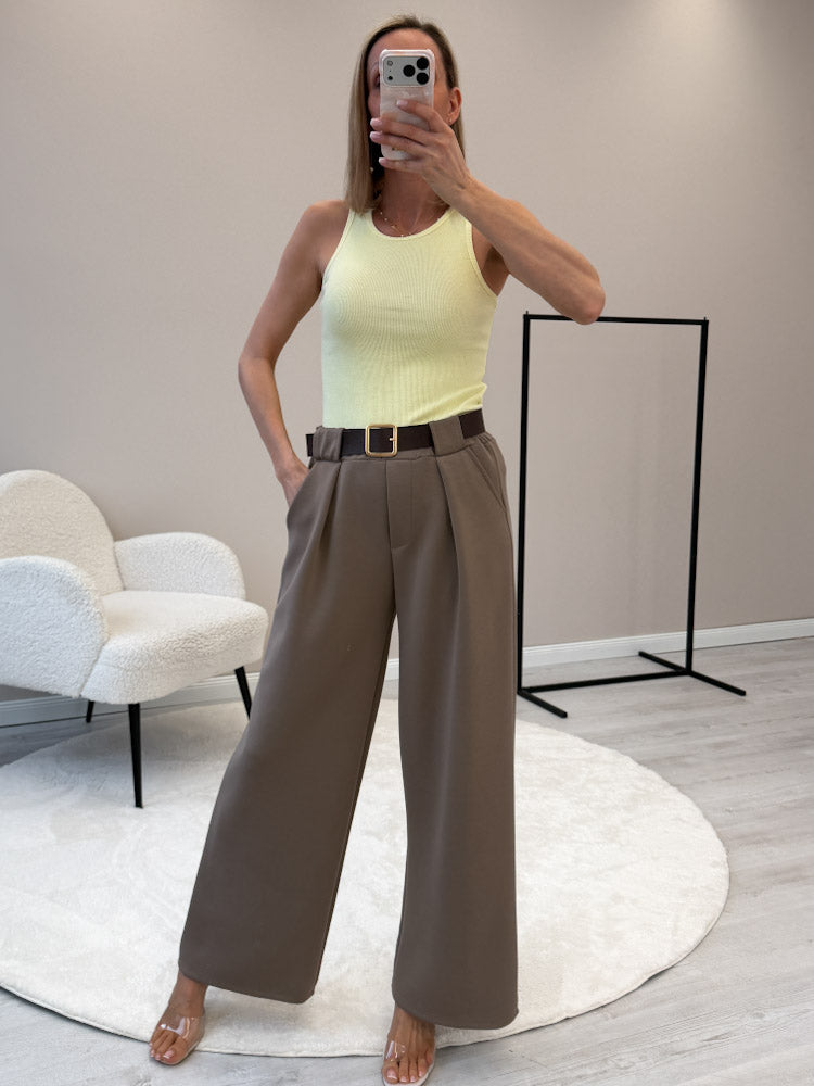 "Trapani" süßes Top aus Baumwolle - lemon ice