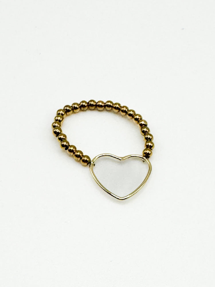 "Timeless Heart" stylischer Ring - gold