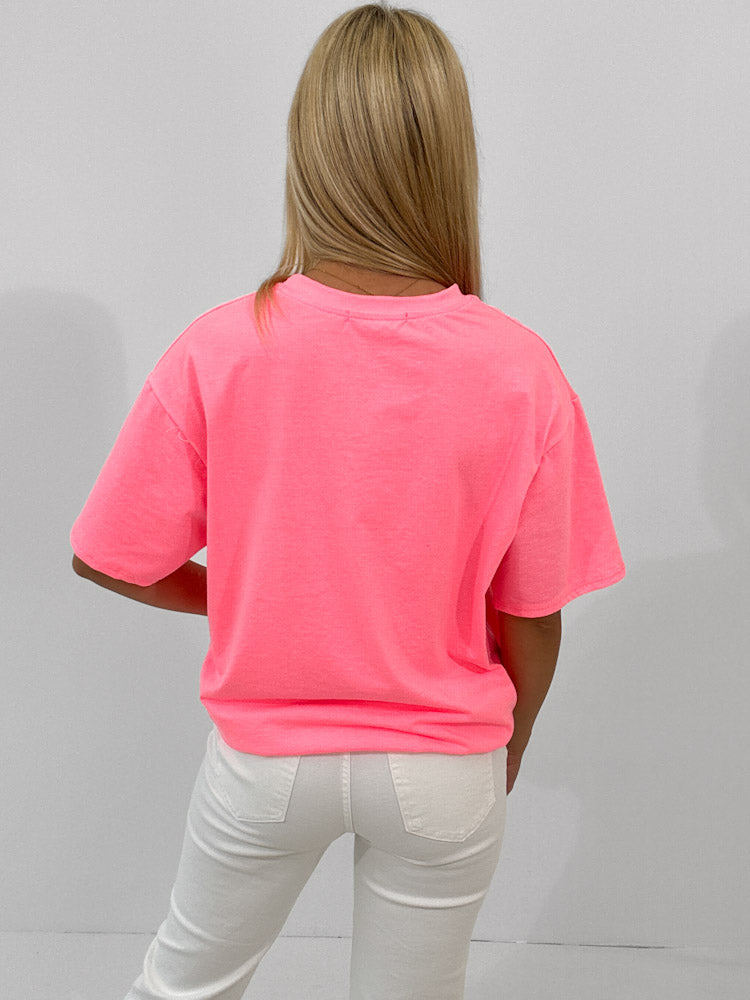 "Margarita" tolles Shirt mit Statement - pink