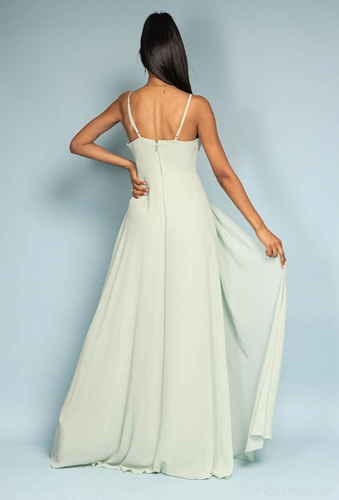 Langes elegantes Hosenkleid - mint