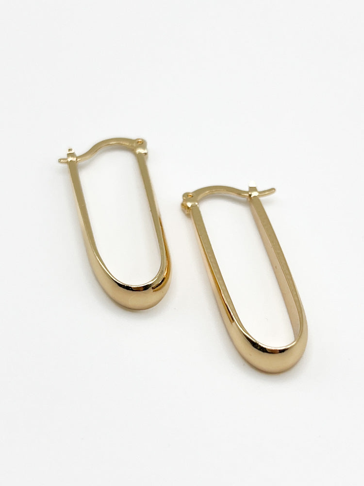"Timeless Arc" schöne Ohrringe - gold