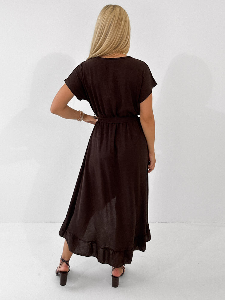 "Sunshine Wild Dress" schickes Kleid - choco braun