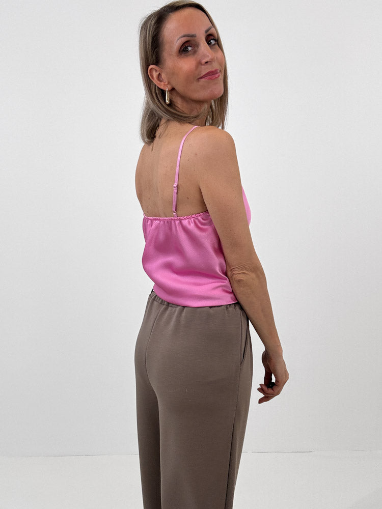 Lace Top mit weicher Spitze - candyrose