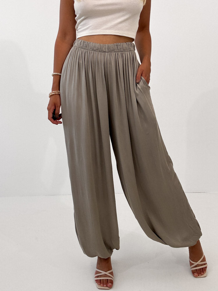 "Parga" weiche Pumphose aus Viscose - new mocca