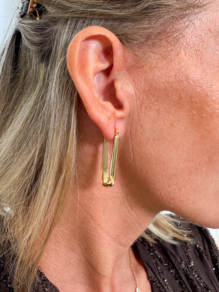 "Timeless Arc" schöne Ohrringe - gold