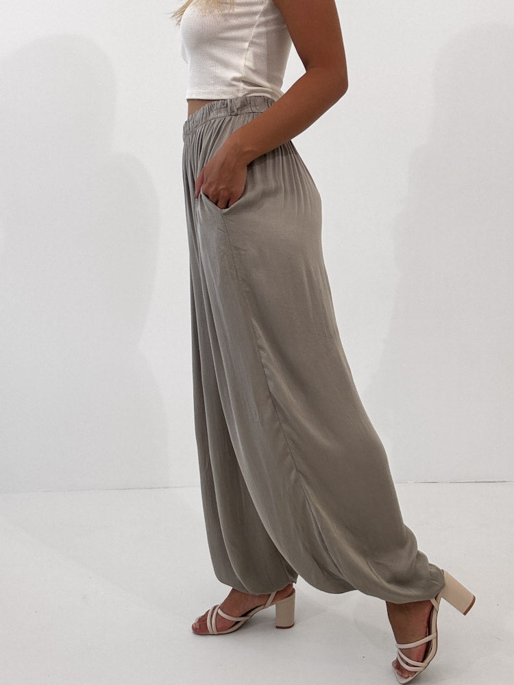 "Parga" weiche Pumphose aus Viscose - new mocca