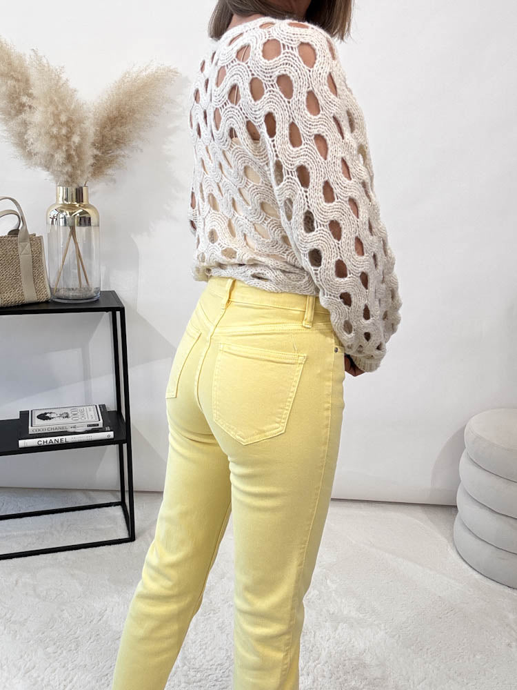 "Yellow" Mom Fit Jeans - gelb