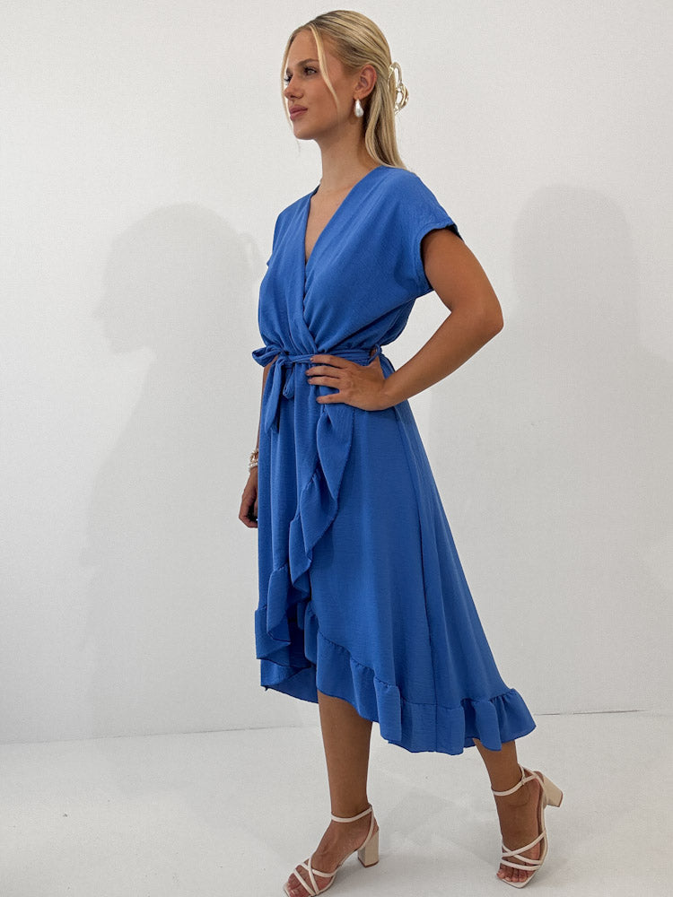 "Sunshine Wild Dress" schickes Kleid - blau