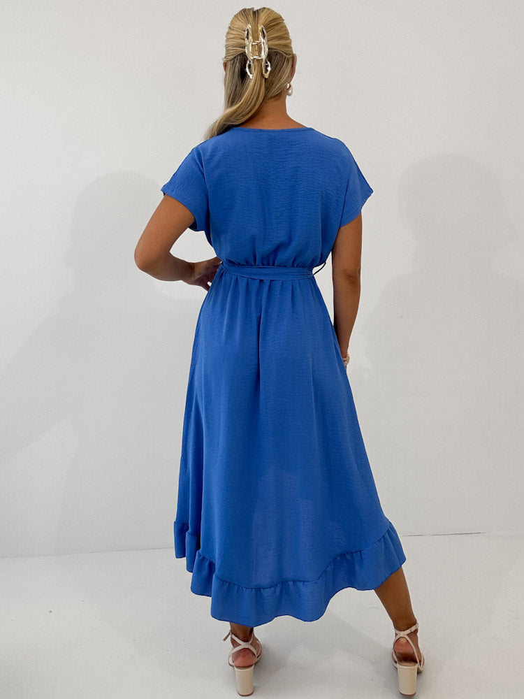 "Sunshine Wild Dress" schickes Kleid - blau