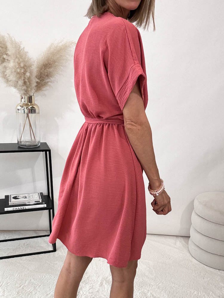 "Sunshine Midi" süßes Sommerkleid - indian rose