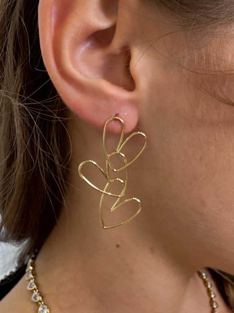 "Timeless Eva" wunderschöne Ohrringe - gold