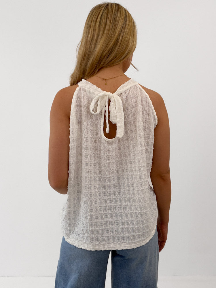 "Liora" süßes Top - weiß