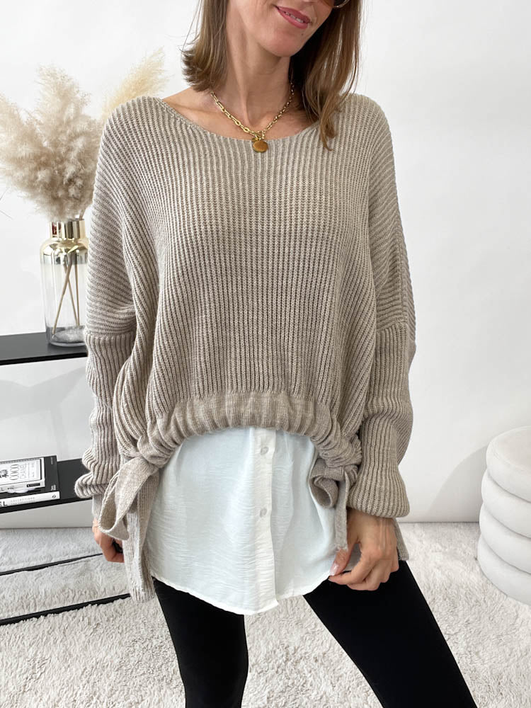 Skirty weicher Blusenrock - weiss