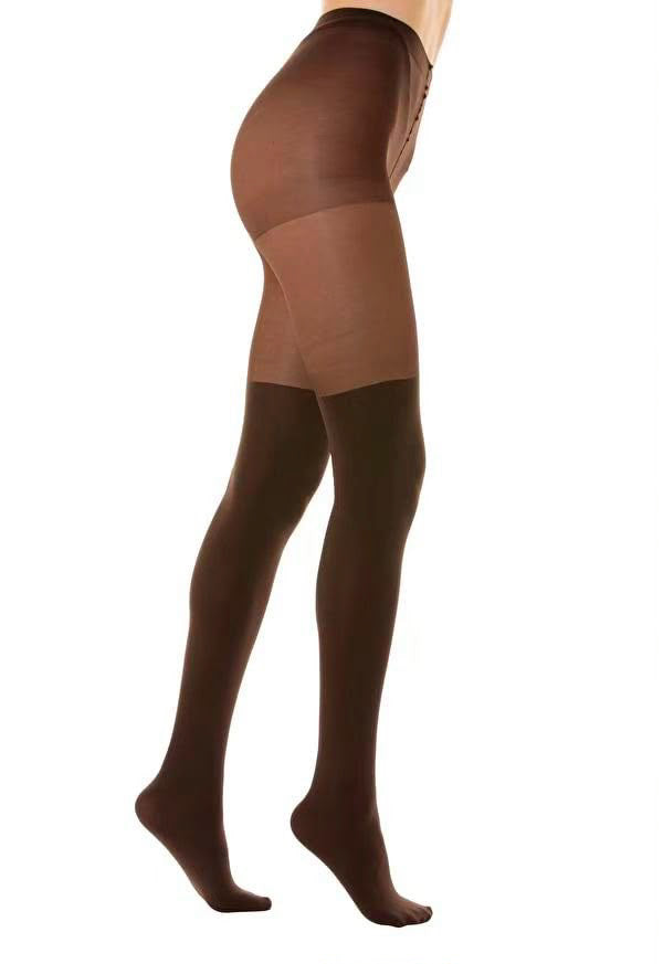 "Overknee Tights" Strumpfhose in Overknee-Optik 40-120 Den - braun