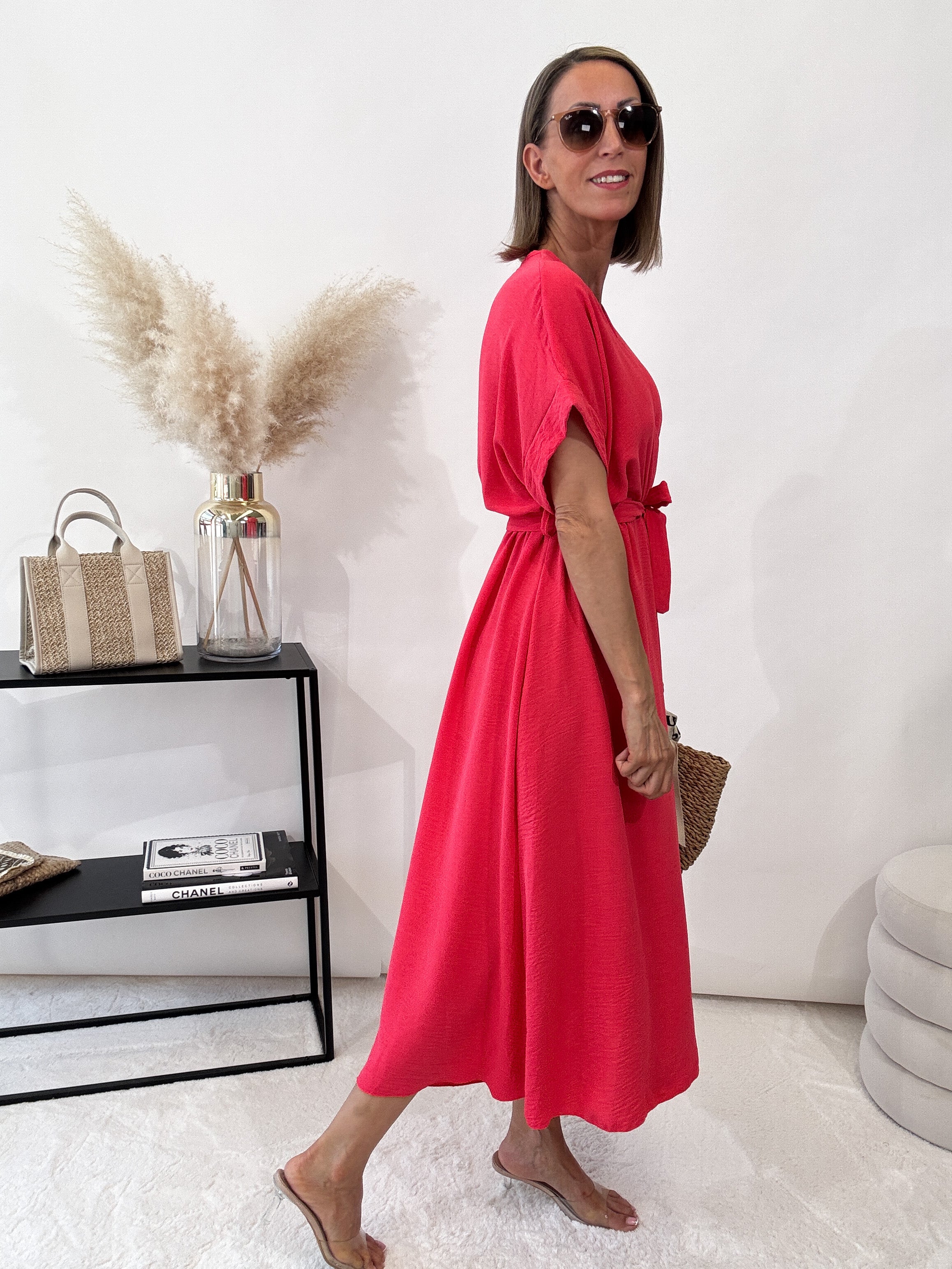 "Sunshine" Kleid - coral