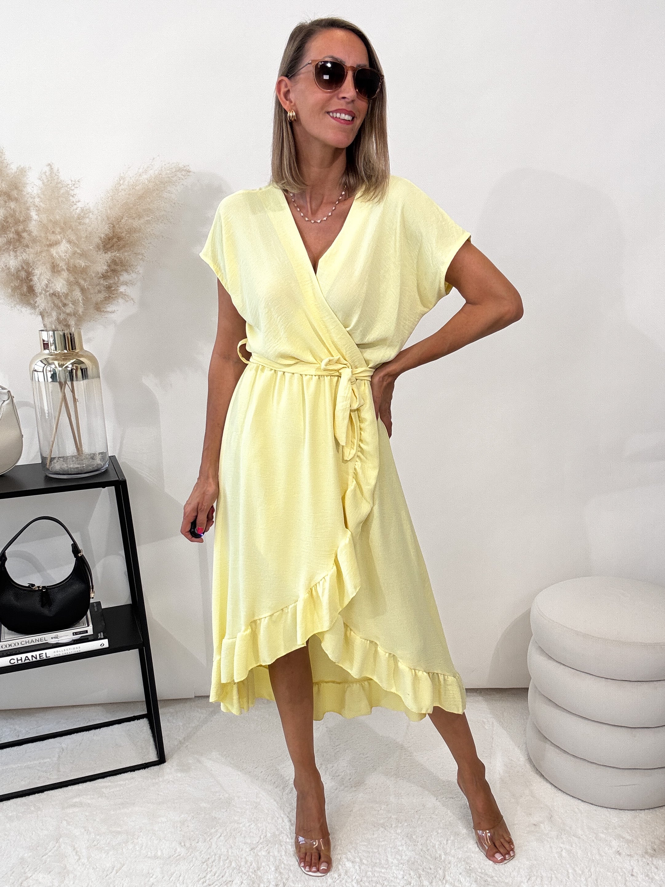 ,,Sunshine Wild Dress'' Kleid - lemon ice