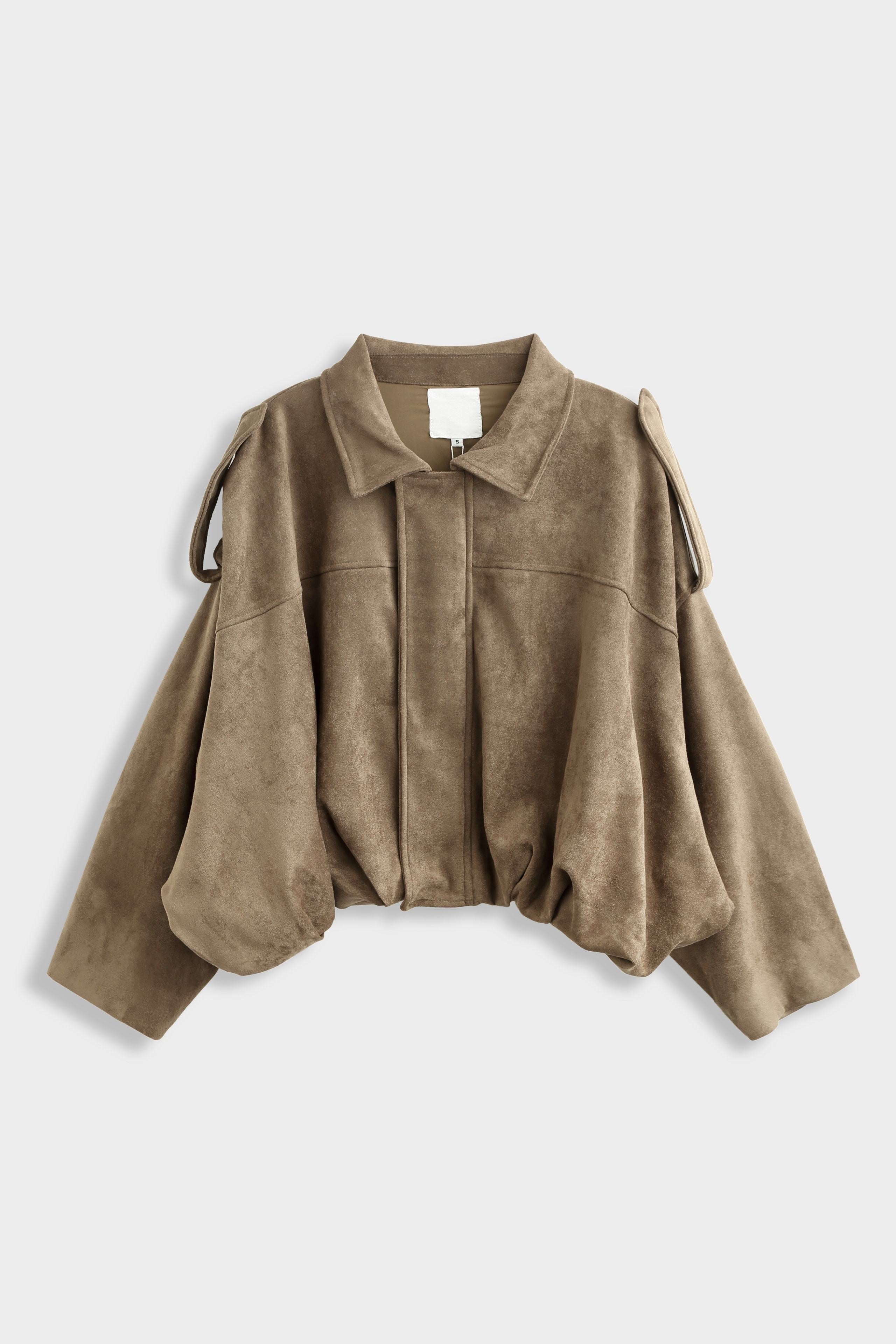 "Savona" Wildlederjacke - taupe