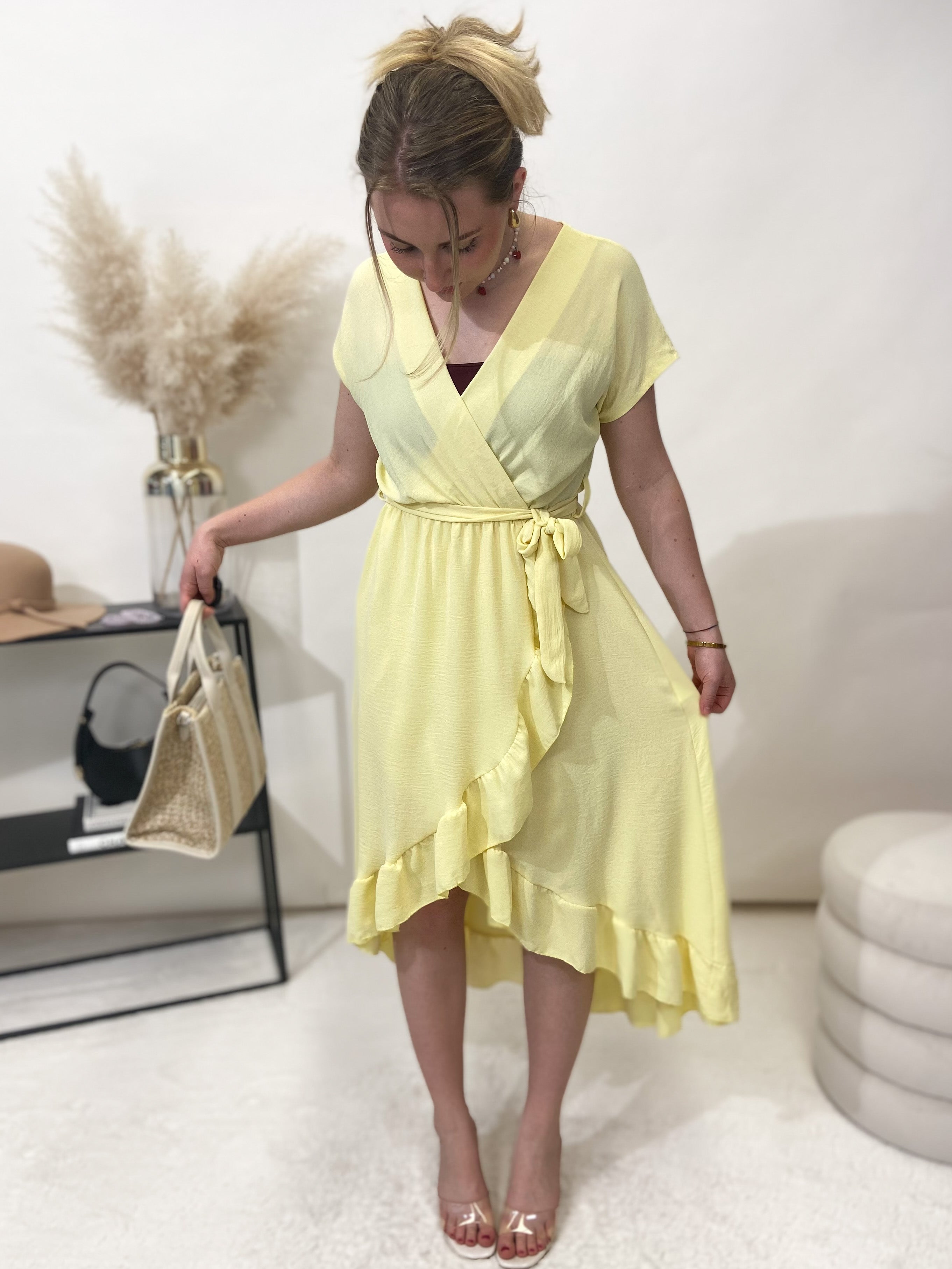 ,,Sunshine Wild Dress'' Kleid - lemon ice