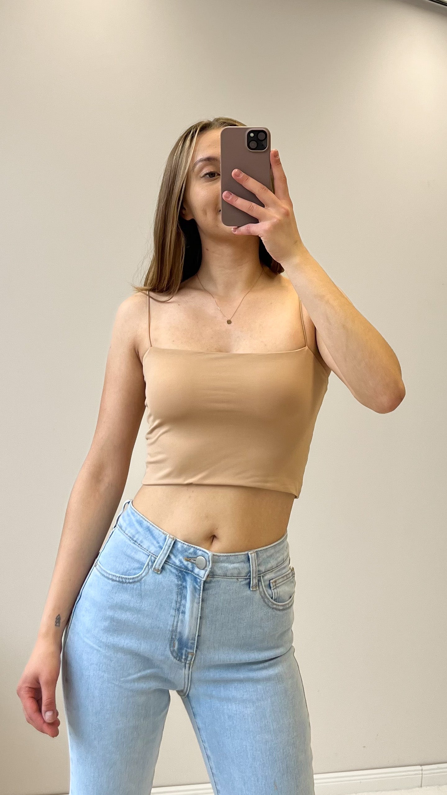 "Miami" Crop Top - taupe