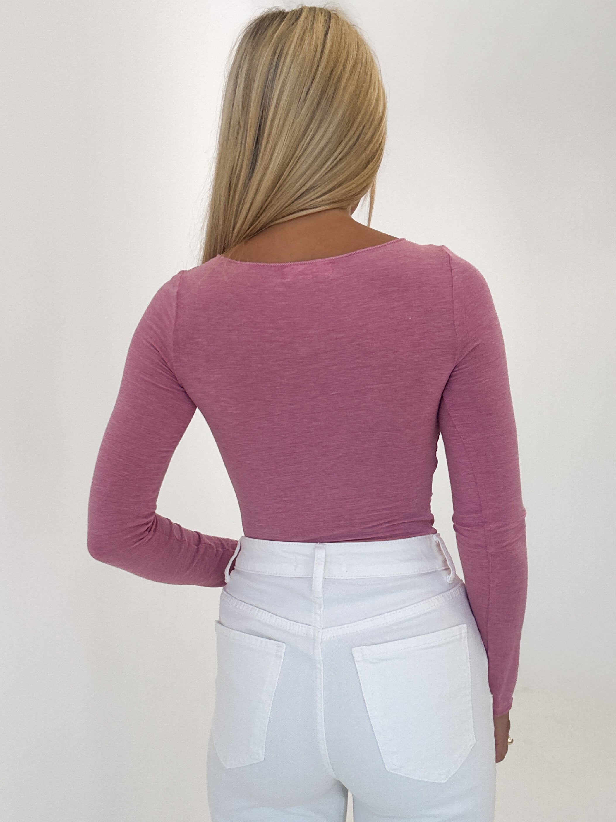 "New Atlanta" weiches Viscose Longshirt - beere