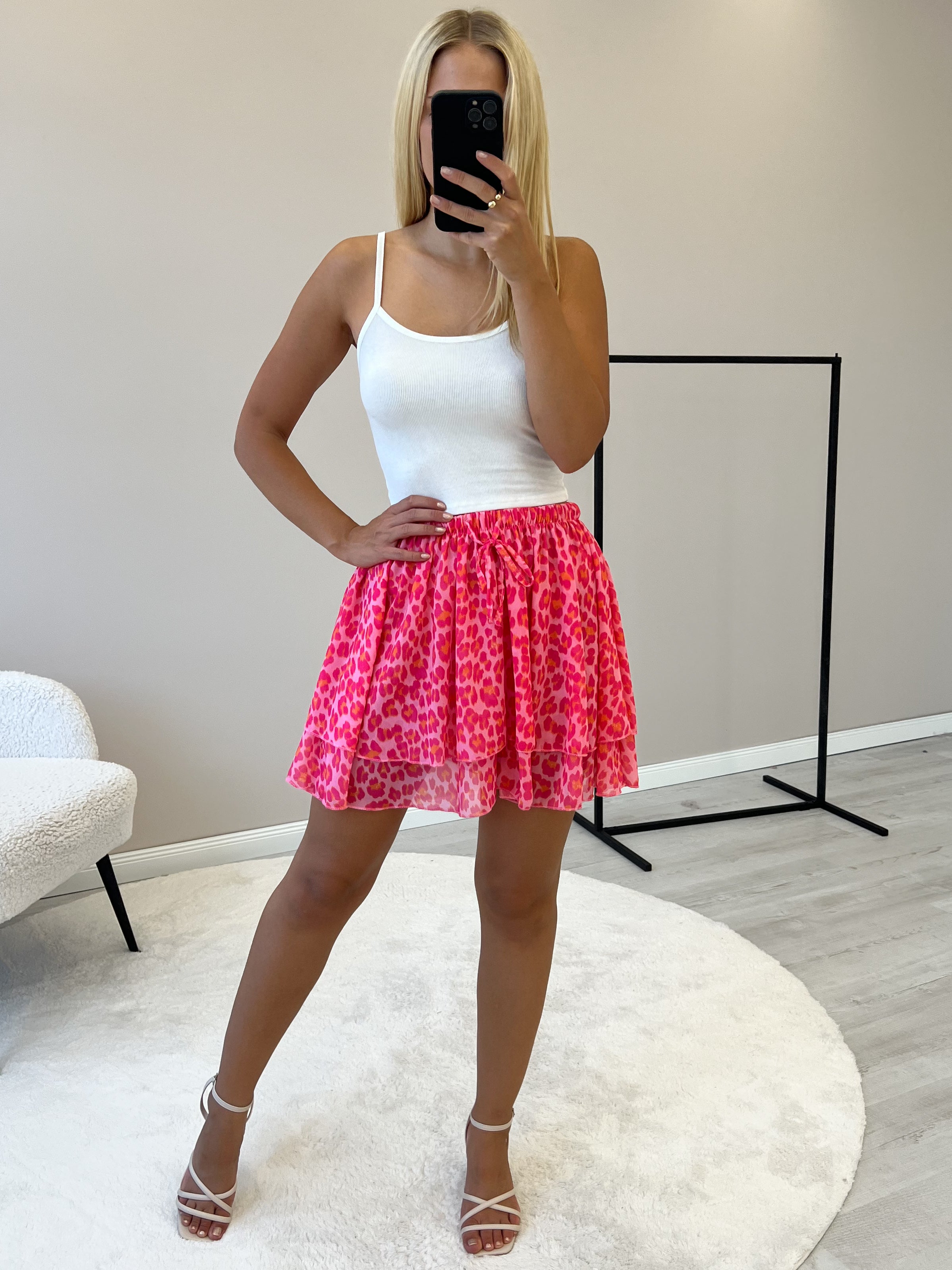 "Bella Skort Leo" weicher Hosenrock - pink
