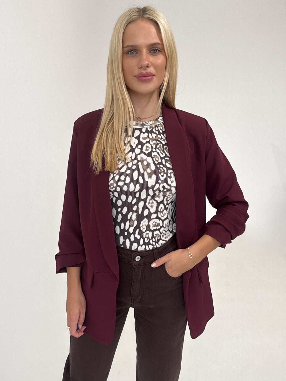 Day and Night - Blazer in bordeaux