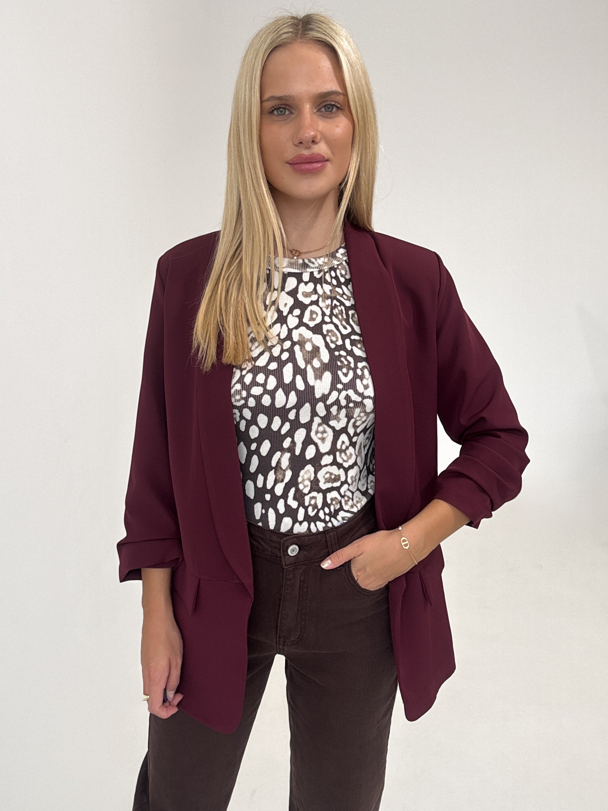Day and Night - Blazer in bordeaux