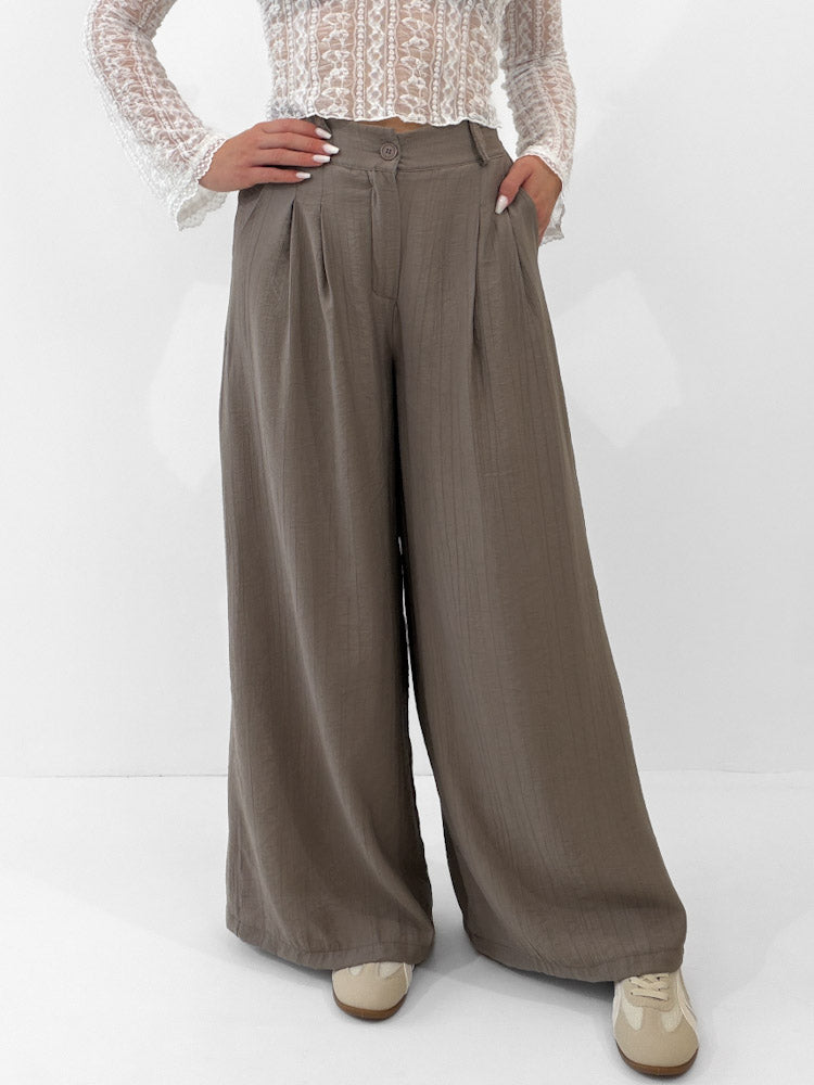 "Maui" tolle Hose aus Viskose  - mocca