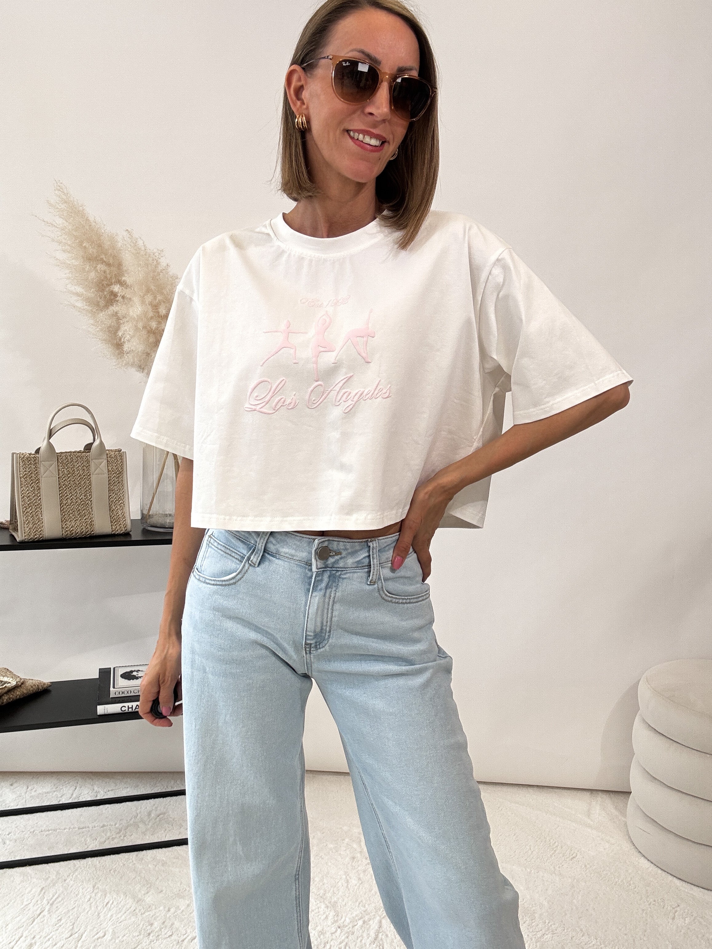 "Los Angeles" Shirt - weiß