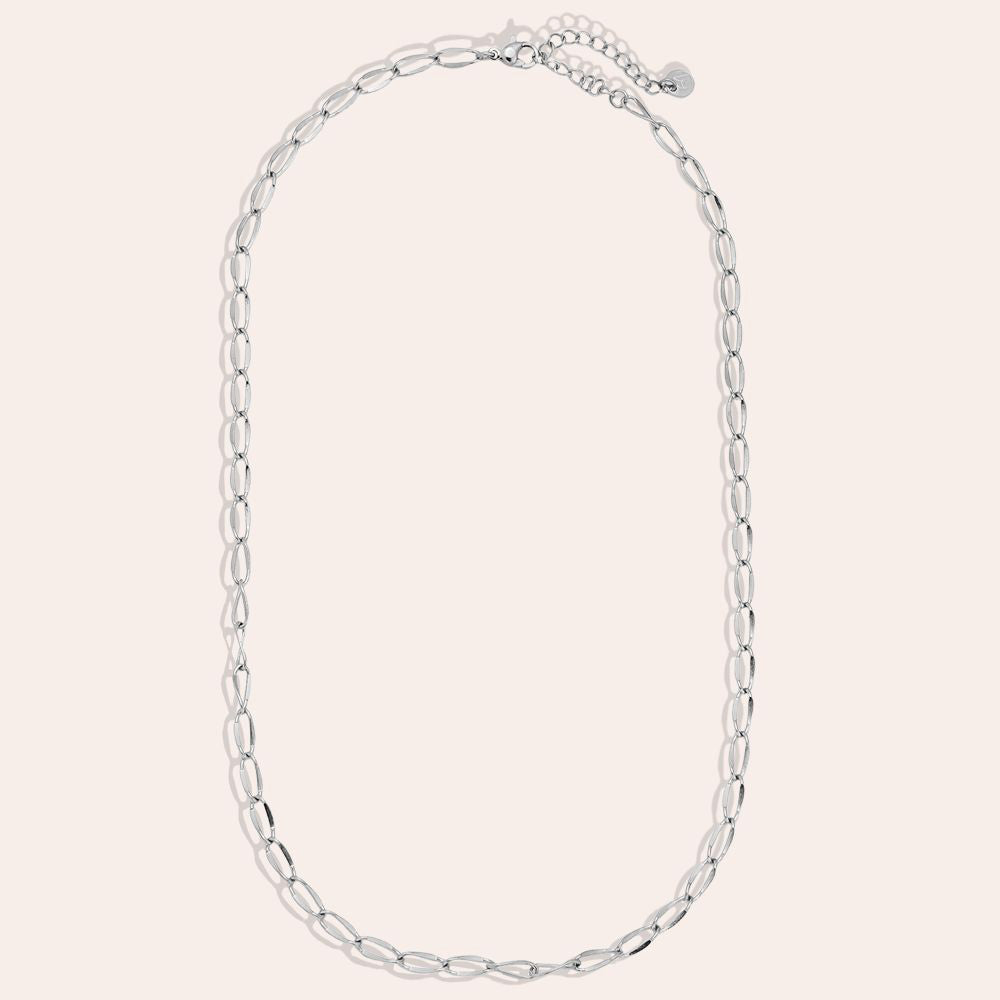 "Timeless Flow" schöne Kette - silber