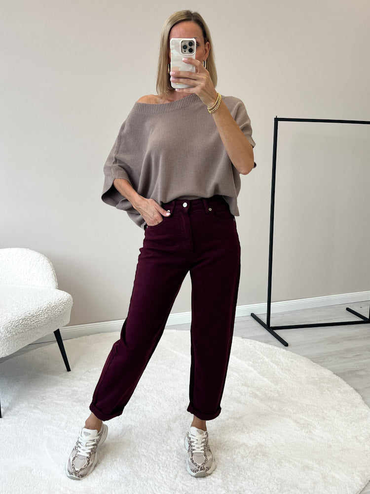 "Vicenza Vest" weicher Pullunder mit Viscose - mocca
