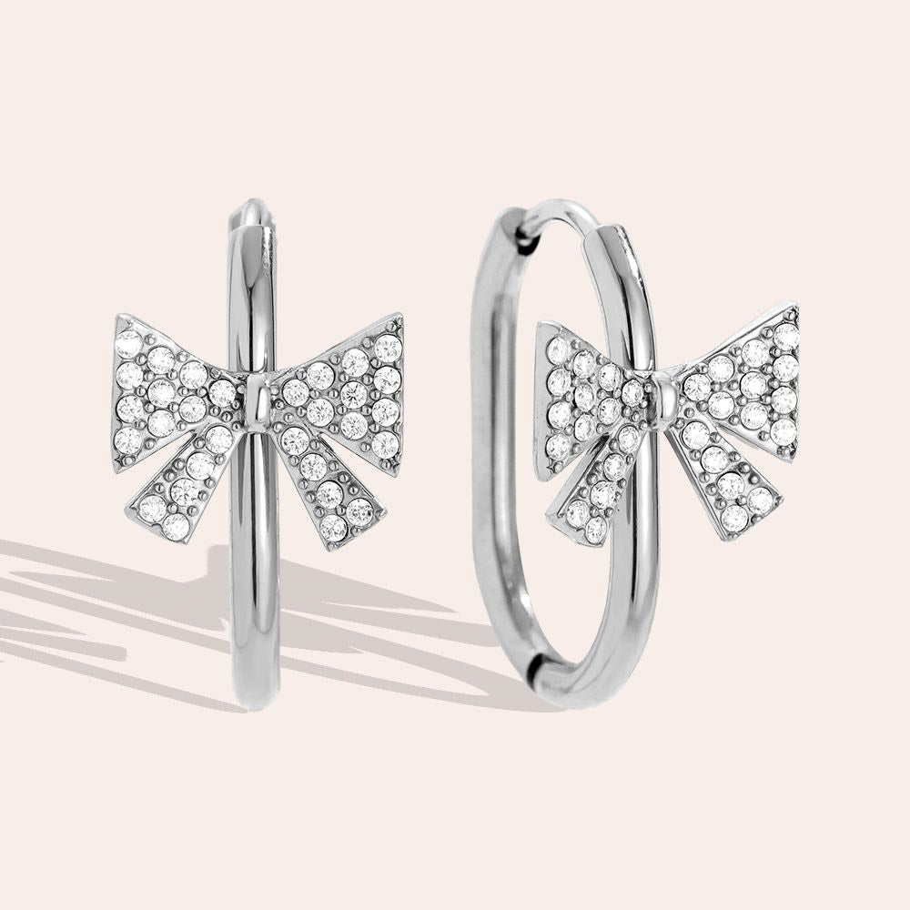 "X-MAS Bowtique" wunderschöne Ohrringe - silber